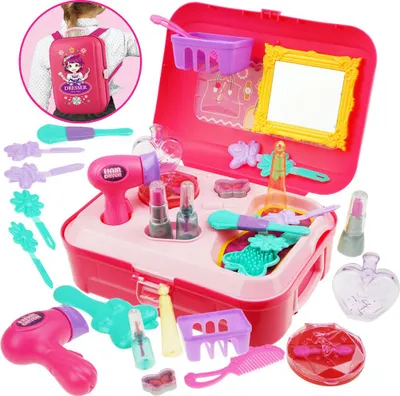 Immagine prodotto di Borsa da toilette in zaino, pratica borsa per cosmetici, borsa per cosmetici + accessori