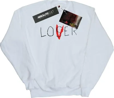 Produktbild von It - "Loser Lover" Sweatshirt für Damen BI1775 (M) (Weiß)