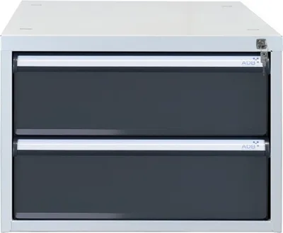Produktbild von ADB Schubladenbox  anthrazit 51542, mit 2 Schubladen