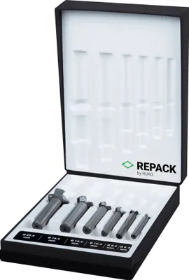 Immagine prodotto di Set Ruko ULTIMATECUT da 6 pezzi con frese coniche e smussatrici DIN 335 a 90° Ø 6,3 - 8,3 - 10,4 - 12,4 - 16,5 - 20,5 mm