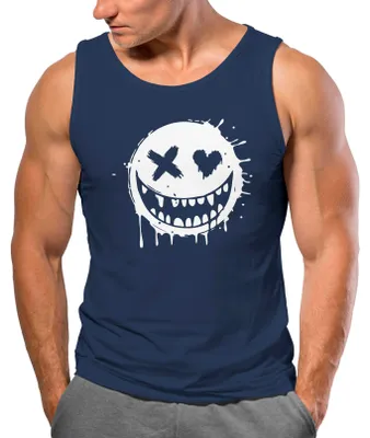 Produktbild von Herren Tank-Top  Muskelshirt Neverless® navy XL