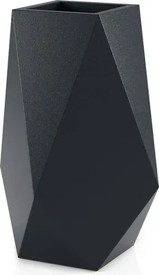 Produktbild von promondo living: Pflanzgefäß VOLCANO schwarz (Volcano Czarny)