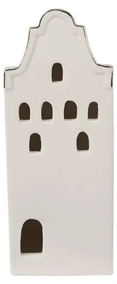 Produktbild von Clayre & Eef Dekoration Haus 16 cm Beige Porzellan
