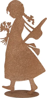 Immagine prodotto di Clayre & Eef figura decorativa bambino 21x10x43 cm in metallo marrone