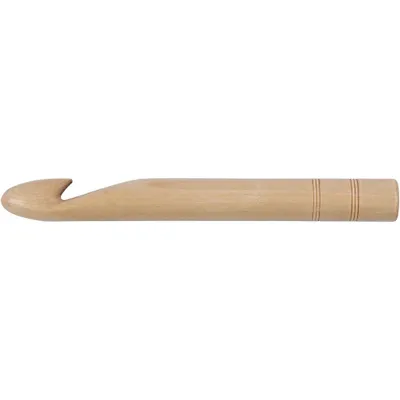 Produktbild von Creativ Company Häkelnadel Holz 25 mm - große Häkelnadel 23 cm