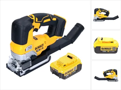 Produktbild von DeWalt DCS 334 N Akku Pendelhub Stichsäge 18 V Brushless + 1x Akku 4,0 Ah - ohne Ladegerät