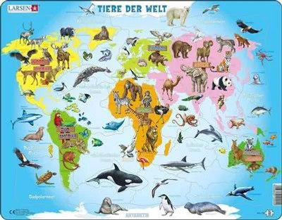 Obrázek produktu pro Zvířata světa (dětské puzzle)