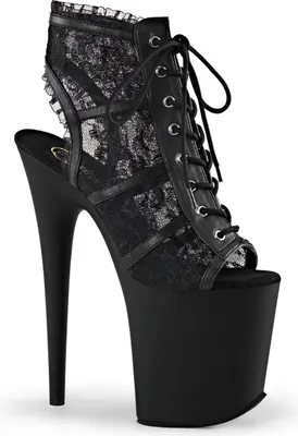 Produktbild von FLAMINGO-896LC Damen Booties von Pleaser, Schwarz EU 39, US 9