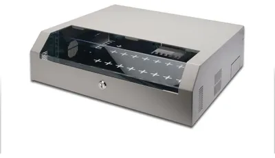 Immagine prodotto di Armadio di rete DIGITUS da 19 pollici, 3 U + 2 U - Montaggio a parete orizzontale a vista - Compatto - Portata 30 kg - Grigio