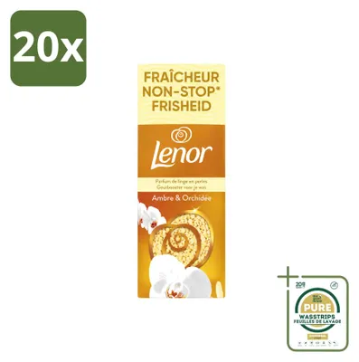 Produktbild von 20 x Lenor Geurperlen Goldene Orchidee - 570 g - Vorratspackung - 20 Stücke