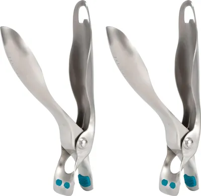 Obrázek produktu pro 2PCS nerezové oceli AntiScald Clip Food Tales Tongs Bowl Dishes Holder Kuchyňské kleště