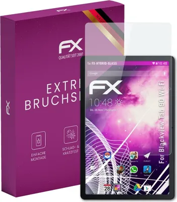 Produktbild von atFoliX FX-Hybrid-Glass Displayfolie kompatibel mit Blackview Tab 90 Wi-Fi Glasfolie