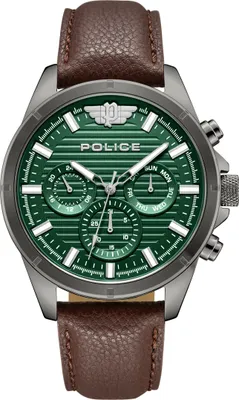 Produktbild von POLICE Herrenuhr Quarzuhr dunkelbraun onesize Herren 45 PEWJF2227810, PEWJF2227811