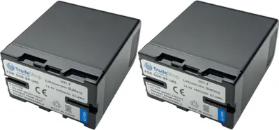 Produktbild von 2x Trade-Shop Li-Ion Akku, 14,4V/14,8V 4400mAh kompatibel mit Sony PXW-Z280V, PXW-Z190V, PXW-X200, PMW-150P, PMW-EX160, PMW-EX260, PMW-EX280 Kamera