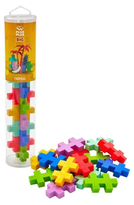 Image de Plus-Plus BIG Kit de construction tropical - 15 pièces.