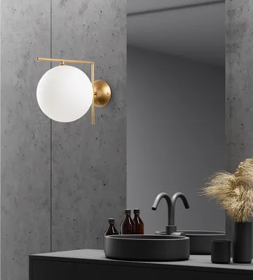 Produktbild von Opviq, Luminar - 14156, Wandleuchte, Gold, METALLKÖRPER, 25 x 43 x 30 cm