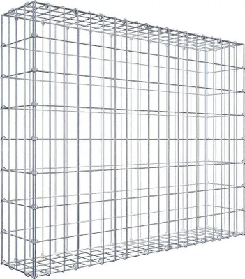 Immagine prodotto di Gabbione 100 cm x 80 cm x 20 cm (L x H x P), maglia 5 cm x 10 cm, anello a C