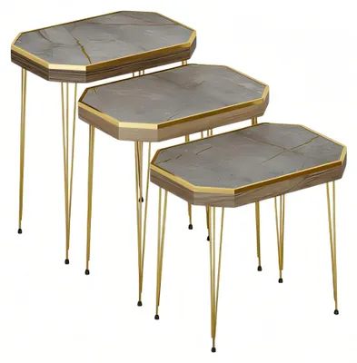 Immagine prodotto di Tavolini in legno grigio moderni, versatili, eleganti per l'ambiente