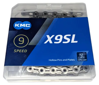 Produktbild von KMC X9SL Kette 114 Links 1/2 x 11/128 Silber Fahrrad-Kette 9 Speed Chain