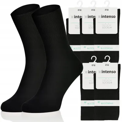 Image de Intenso 5 Paires Chaussettes Médicales Noires Sans Compression