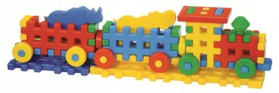 Produktbild von Tupiko Wesoła Ciuchcia Steckbausteine für Jungen
