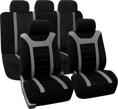 Produktbild von SB201 - Sitzbezug Set, für Fahrzeuge mit oder ohne Seitenairbag, Schwarz, Grau