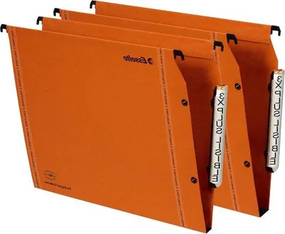 Produktbild von 10 Orangefarbene A4-Ordner 15-30 mm