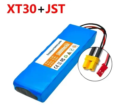 Produktbild von Akku für E-Scooter 36V 100Ah - Li-Ion 10S2P - Ersatzakku für 36V Elektroroller 500W - Wiederaufladbar - XT30 JST Stecker