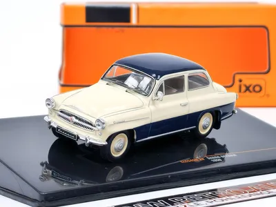 Obrázok produktu pre Škoda Octavia (1959) béžová/modrá IXO 1:43