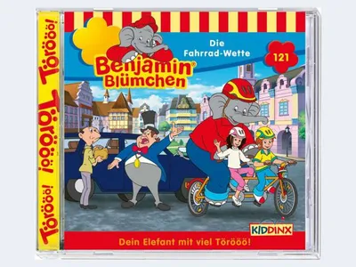 Produktbild von CD Benjamin Blümchen #121 Die Fahrrad-Wette