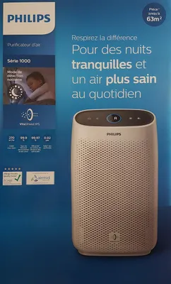 Obrázek produktu pro Philips 1000 series Čistička vzduchu s nočním snímáním AC1215/10, 33 dB, 270 m³/h