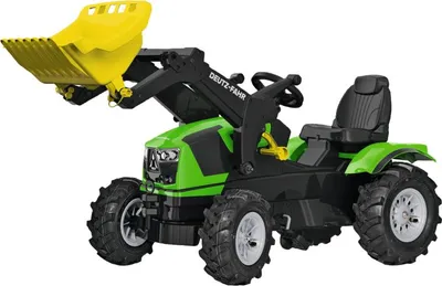 Produktbild von rolly toys Farmtrac Deutz-Fahr 5120 Trettraktor mit Trac Lader, Maße: 142x53x81 cm; 61 121 8