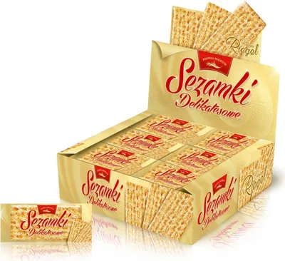 Produktbild von 24 x Sezamki Sesam Riegel Polonia Premium Display
