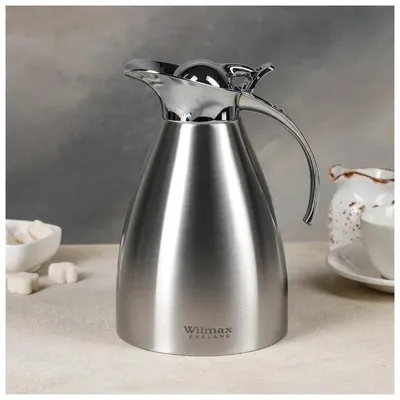 Produktbild von Wilmax Isolierkanne 1000 ml Edelstahl Silber WL-511020115/A