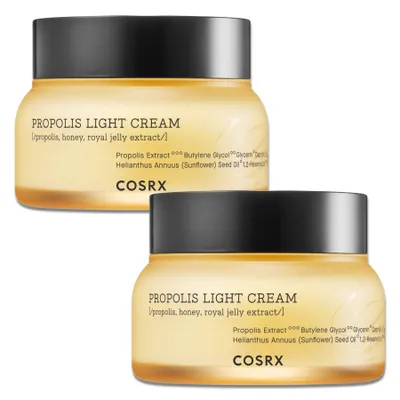 Image de Crème pour le visage Crème de jour Crème de soin COSRX Propolis Light Cream, 2x 65ml