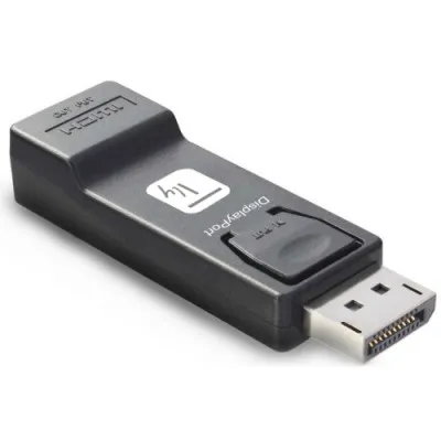 Zdjęcie produktu dla Techly IADAP DSP-2124K3, Pasywny konwerter video, 1080p, 2160p, DisplayPort, HDMI, 22,5 mm, 58,6 mm