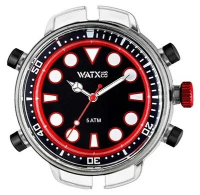 Produktbild von WATXANDCO RWA5704 Uhr. Quarz, schwarz. Uni.