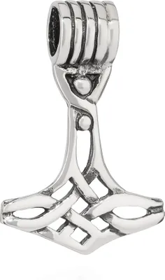 Produktbild von Kettenanhänger Thors Hammer 925 Silber 27x18mm Silberanhänger Wikinger Amulett