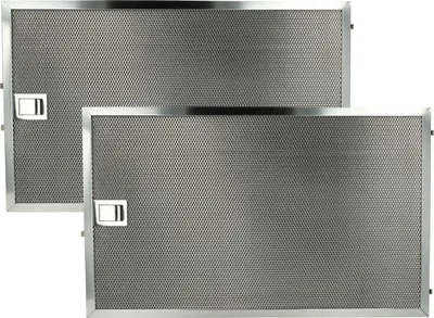 Produktbild von vhbw 2x Filter Metallfettfilter kompatibel mit Miele DA6520DEXT, DA6520D, DA 6520 D CANTO Dunstabzugshaube - 43,3 x 26,4 x 0,9 cm, Edelstahl
