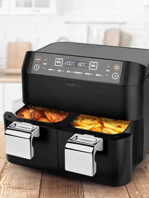 Produktbild von MAXXMEE Heissluft-Fritt. Doppelk. 2x3,8l