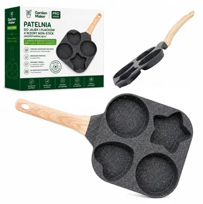 Obrázok produktu pre Panvica na 4 vajcia a palacinky, nepriľnavá, na indukciu a plyn