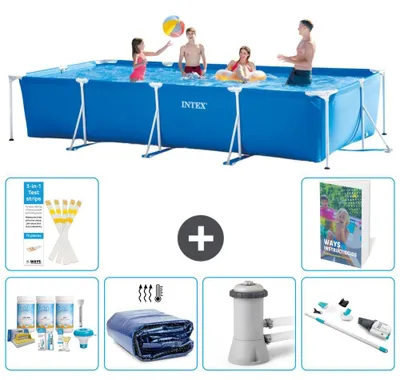 Produktbild von Rechteckiger Frame Pool - 450x220x84 cm - 5-teilig S165