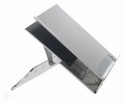 Produktbild von BakkerElkhuizen Ergo-Q 220, Laptop- & Tablet-Ständer, Grau, Aluminium, Kunststoff, Gummi, 25,4 cm (10"), 40,6 cm (16"), 3 kg