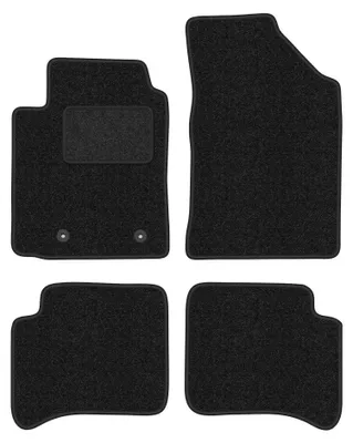 Obrázok produktu pre Velúrové autokoberce pre: Toyota Yaris I 1999-2005 (5dv.) – sada 4 ks, antracitové, na mieru – Wielganizator ANTHRA