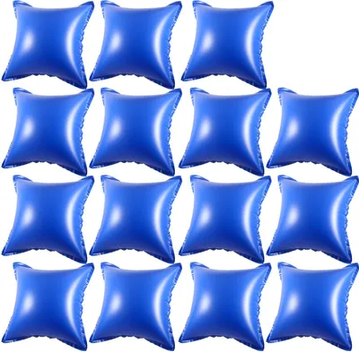 Produktbild von Eikuavons Poolkissen 120x120cm | Winterkissen für Pool | Luftkissen Poolabdeckung Quadratisch | Frostbeständig bis -25°C | PVC Material | 15 Stück