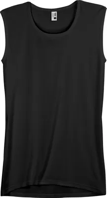 Produktbild von Adamo Feinripp Tanktop Übergröße schwarz