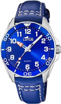 Produktbild von Lotus Armbanduhr Jugend Kinder Elegant Leder Uhr blau Classic UL18861/1