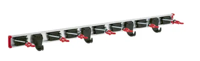 Produktbild von Gertehalter Lnge Fhrungsschiene 1000 mm Haken 4 Halter 7 Aluminium