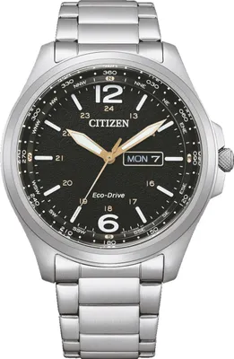 Produktbild von Citizen Uhr AW0110-82EE Eco Drive 10 Bar ATM Edelstahl Herrenuhr 46mm