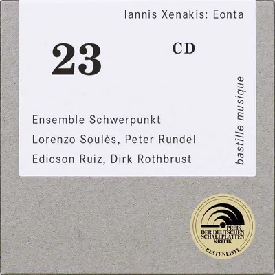 Produktbild von Iannis Xenakis (1922-2001): Eonta für Klavier & 5 Blechbläser - - (CD / E)
